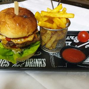 Blue burger
